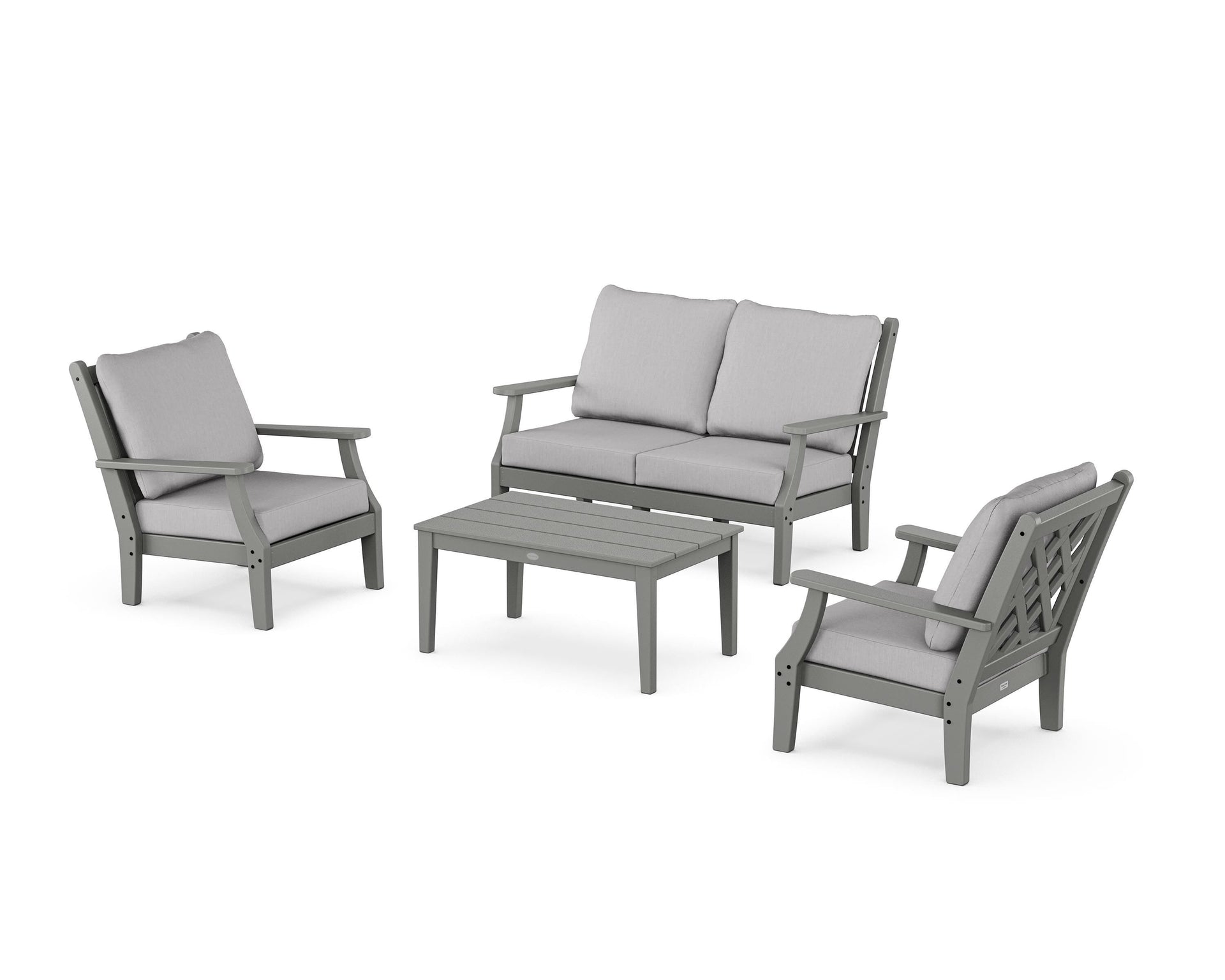 Wovendale 4-Piece Deep Seating Set with Loveseat