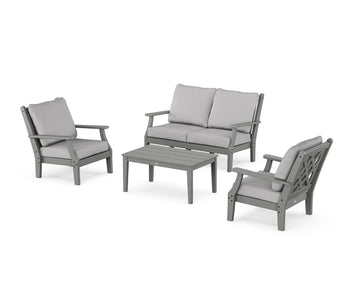 Wovendale 4-Piece Deep Seating Set with Loveseat