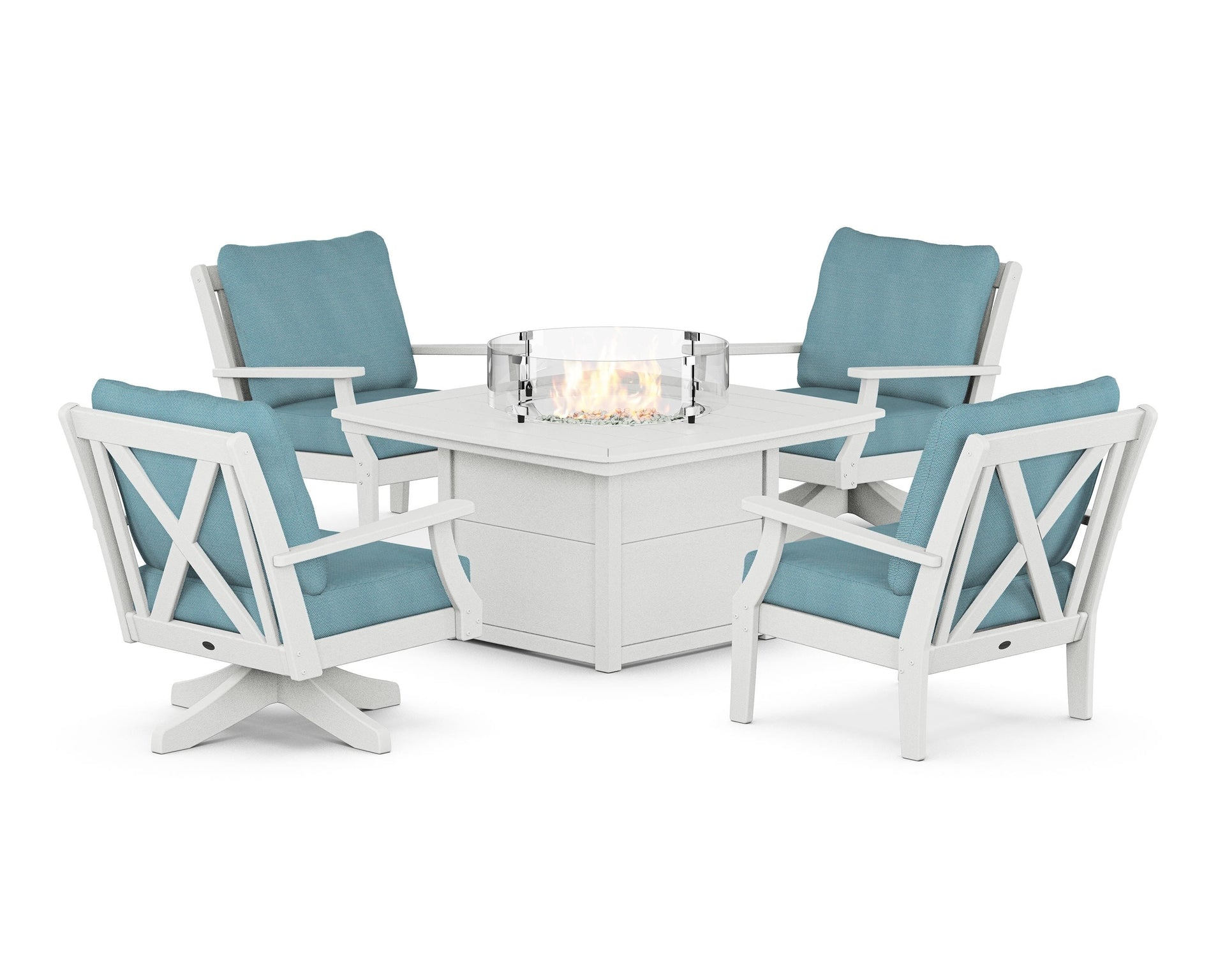 Braxton 5-Piece Deep Seating Set with Fire Table