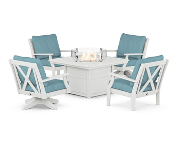Braxton 5-Piece Deep Seating Set with Fire Table