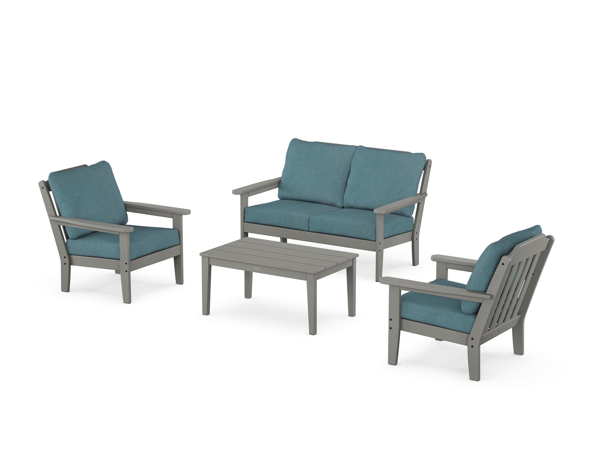Cottage 4-Piece Deep Seating Set with Loveseat