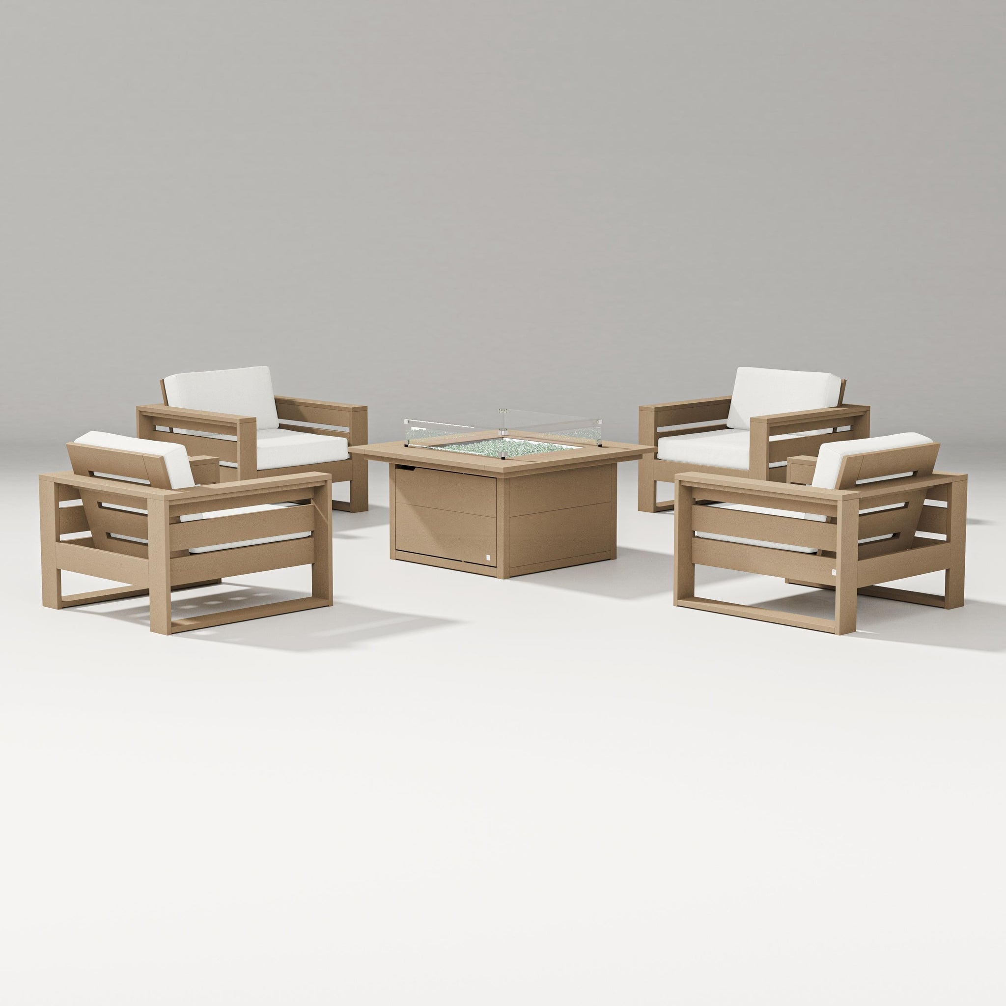 Latitude 5-Piece Lounge Fire Table Set