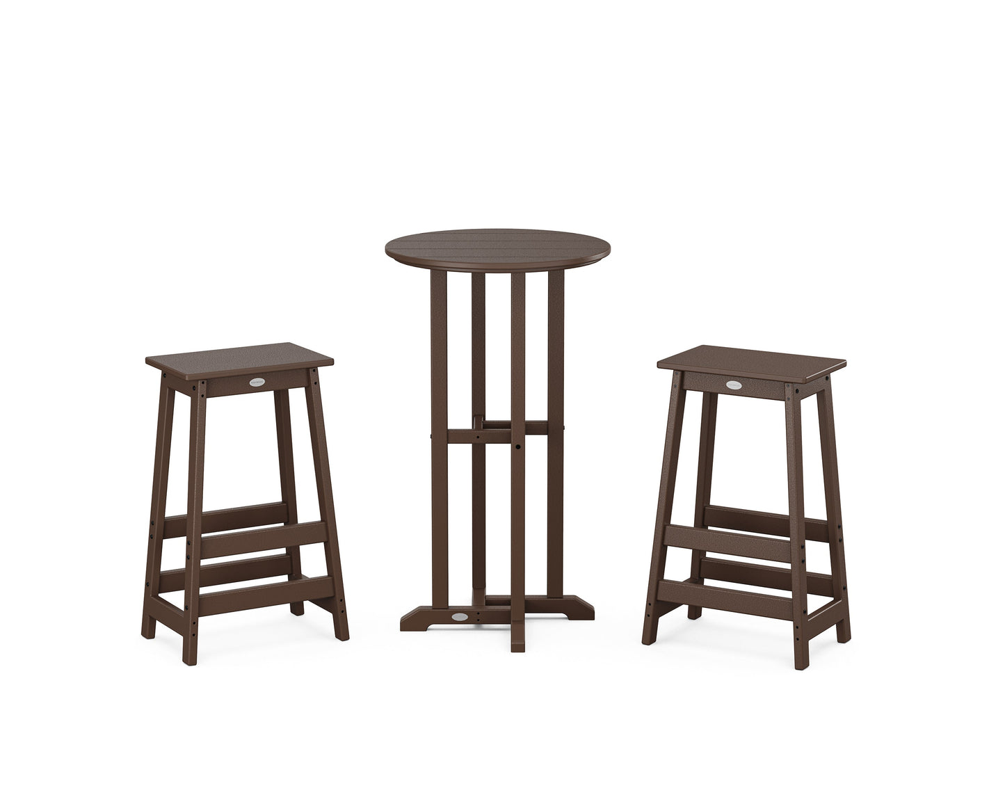 Modern Studio Bar Stool 3-Piece Bistro Set