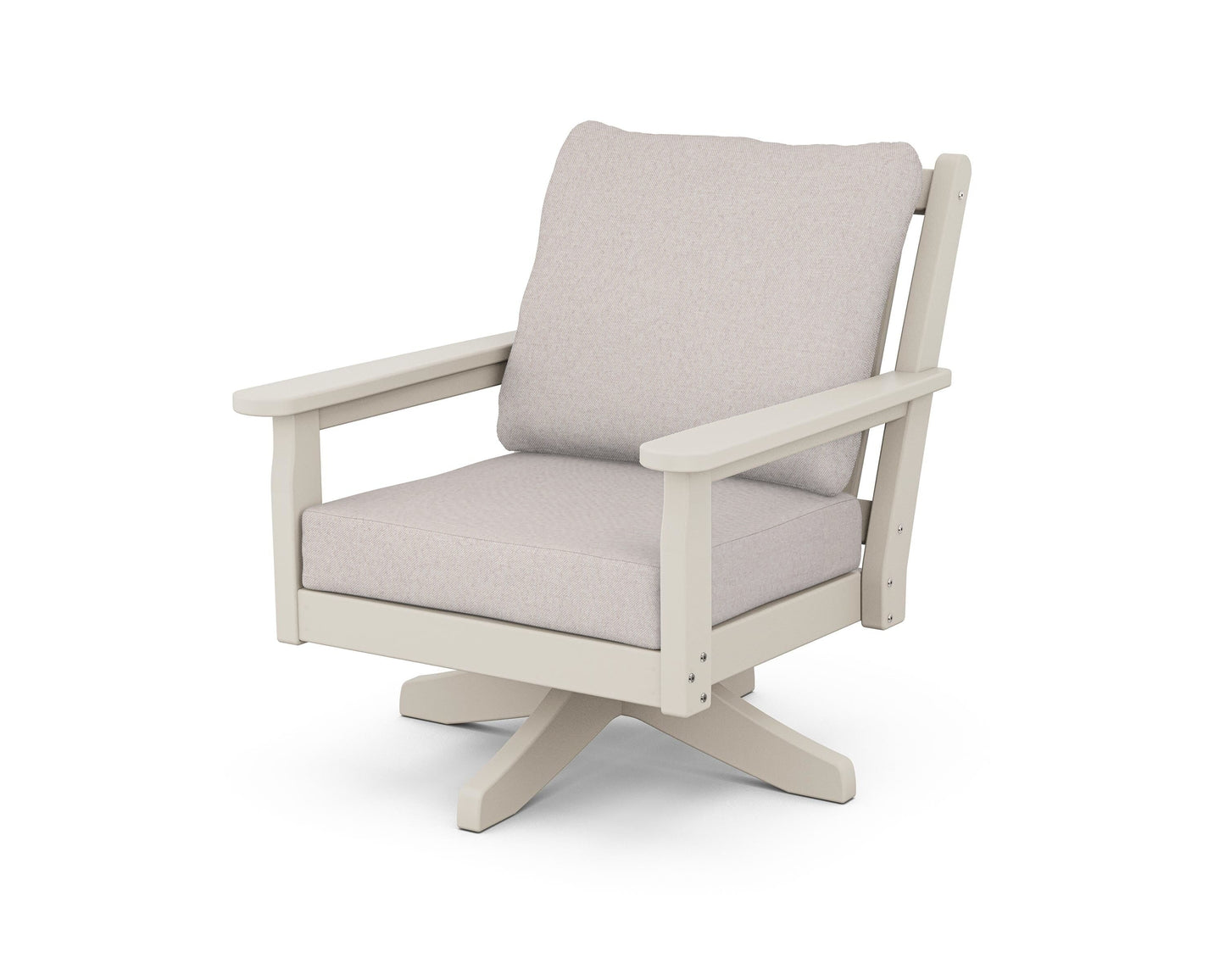 Chippendale Deep Seating Swivel Chair