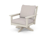 Chippendale Deep Seating Swivel Chair