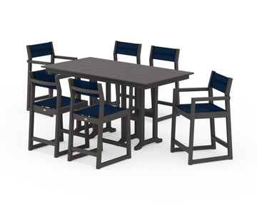 EDGE Sling 7-Piece Farmhouse Counter Set