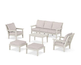 Chippendale 6-Piece Lounge Sofa Set