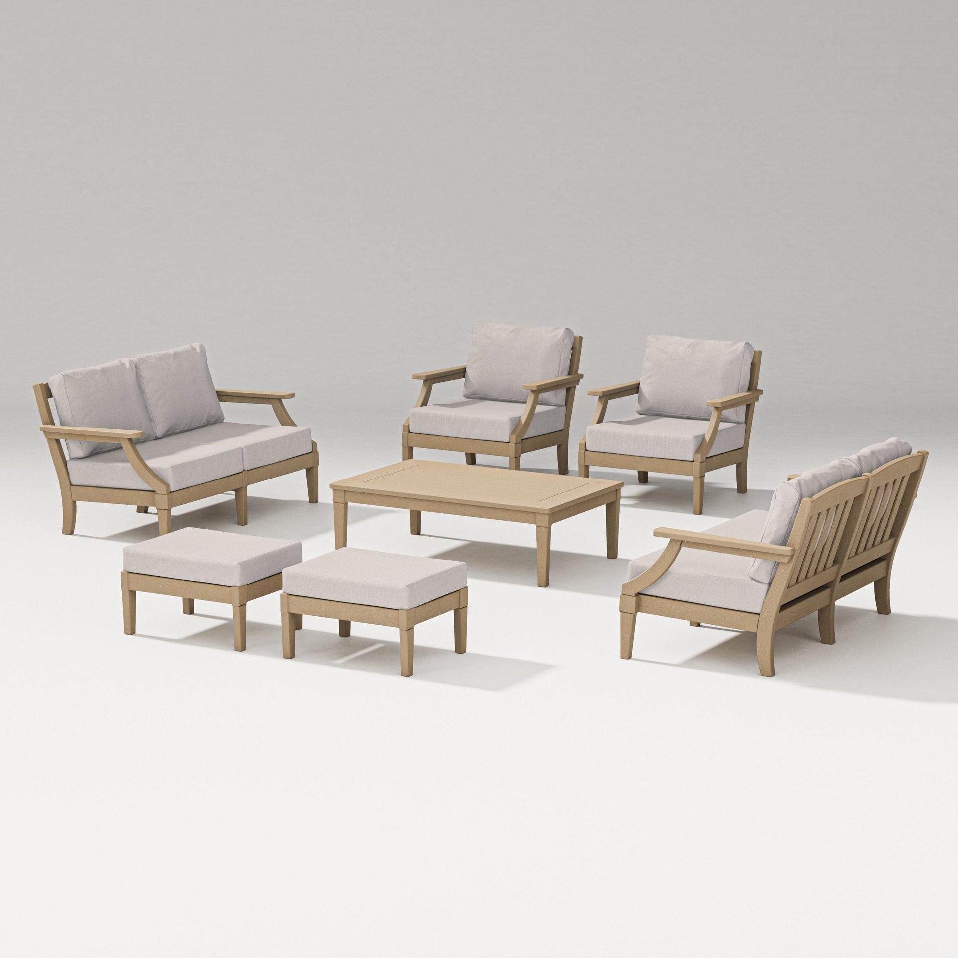 Estate 7-Piece Lounge Loveseat Set