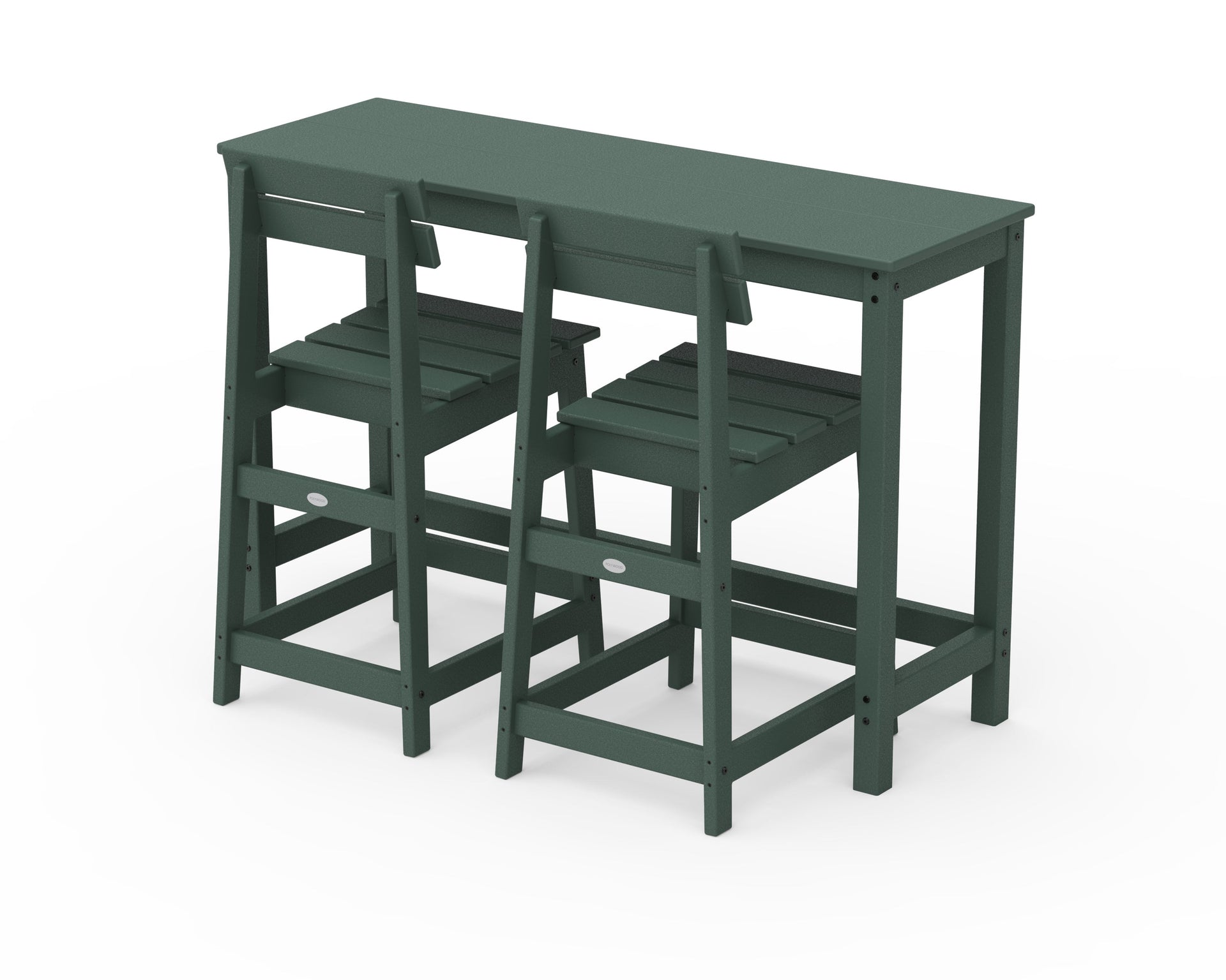 Modern Studio Plaza Counter Chair 3-Piece Balcony Set