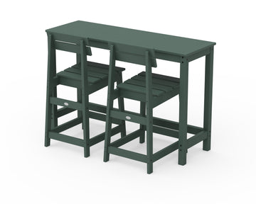 Modern Studio Plaza Counter Chair 3-Piece Balcony Set
