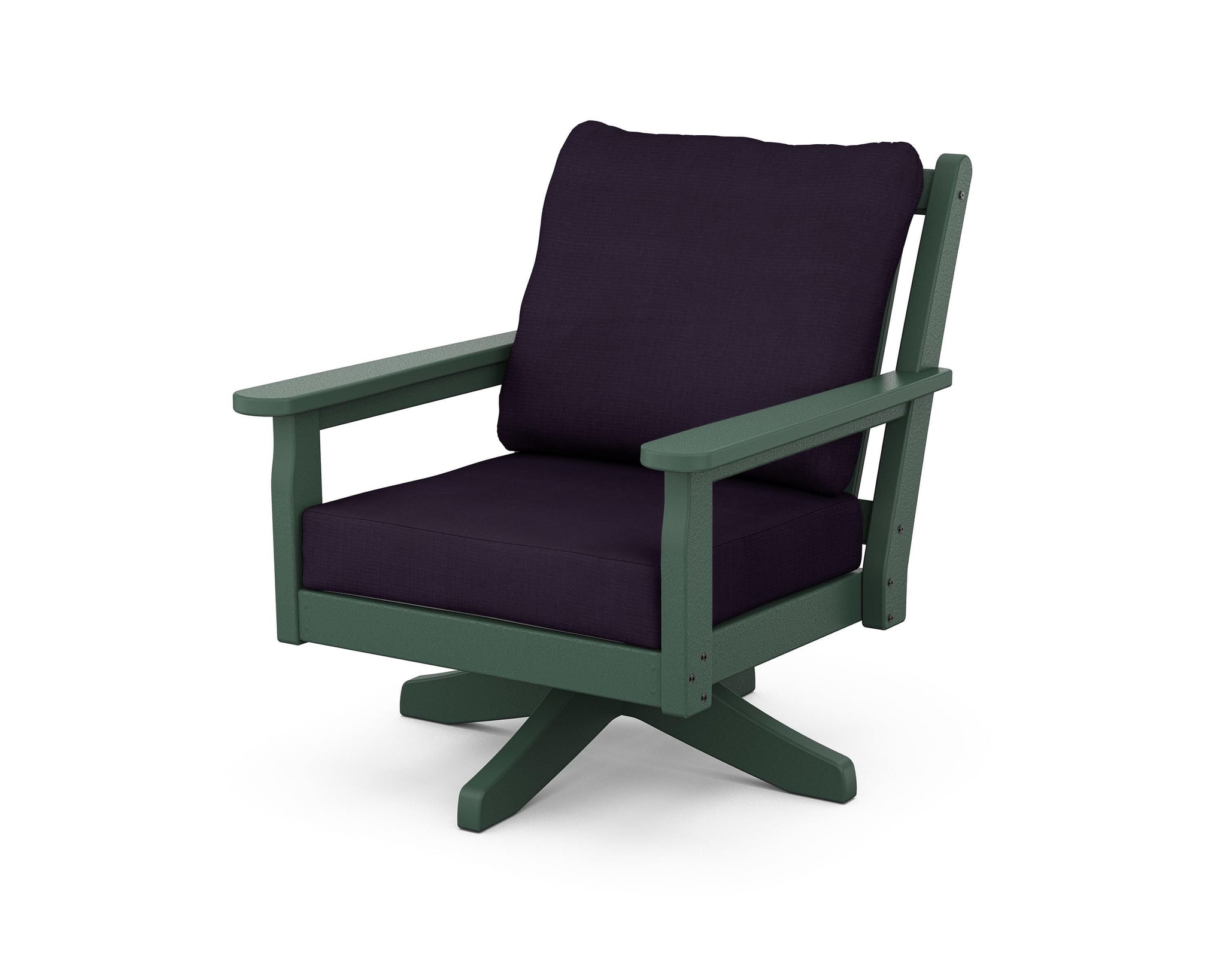 Chippendale Deep Seating Swivel Chair