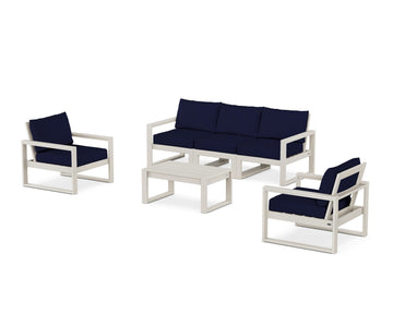 EDGE Sectional 4-Piece Deep Seating Set with Sofa