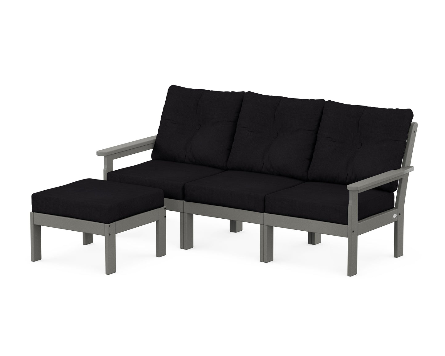 Vineyard 4-Piece Sectional with Ottoman