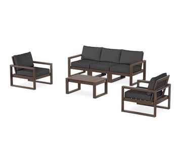 EDGE Sectional 4-Piece Deep Seating Set with Sofa