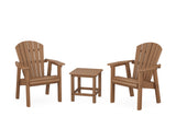 Seashell 3-Piece Upright Adirondack Chair Set