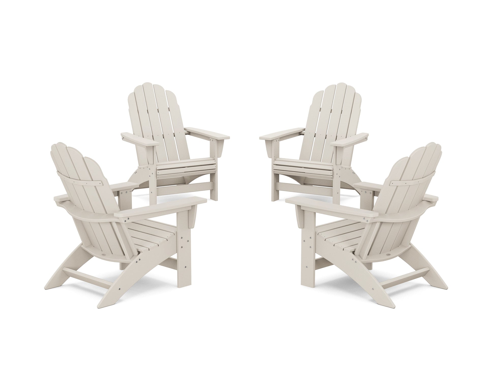4-Piece Vineyard Grand Adirondack Chair Conversation Set