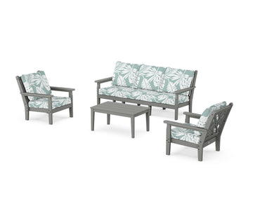 Chippendale 4-Piece Deep Seating Set with Sofa