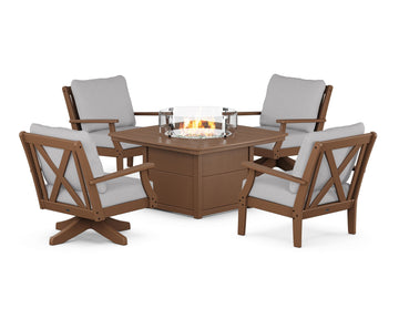 Braxton 5-Piece Deep Seating Set with Fire Table