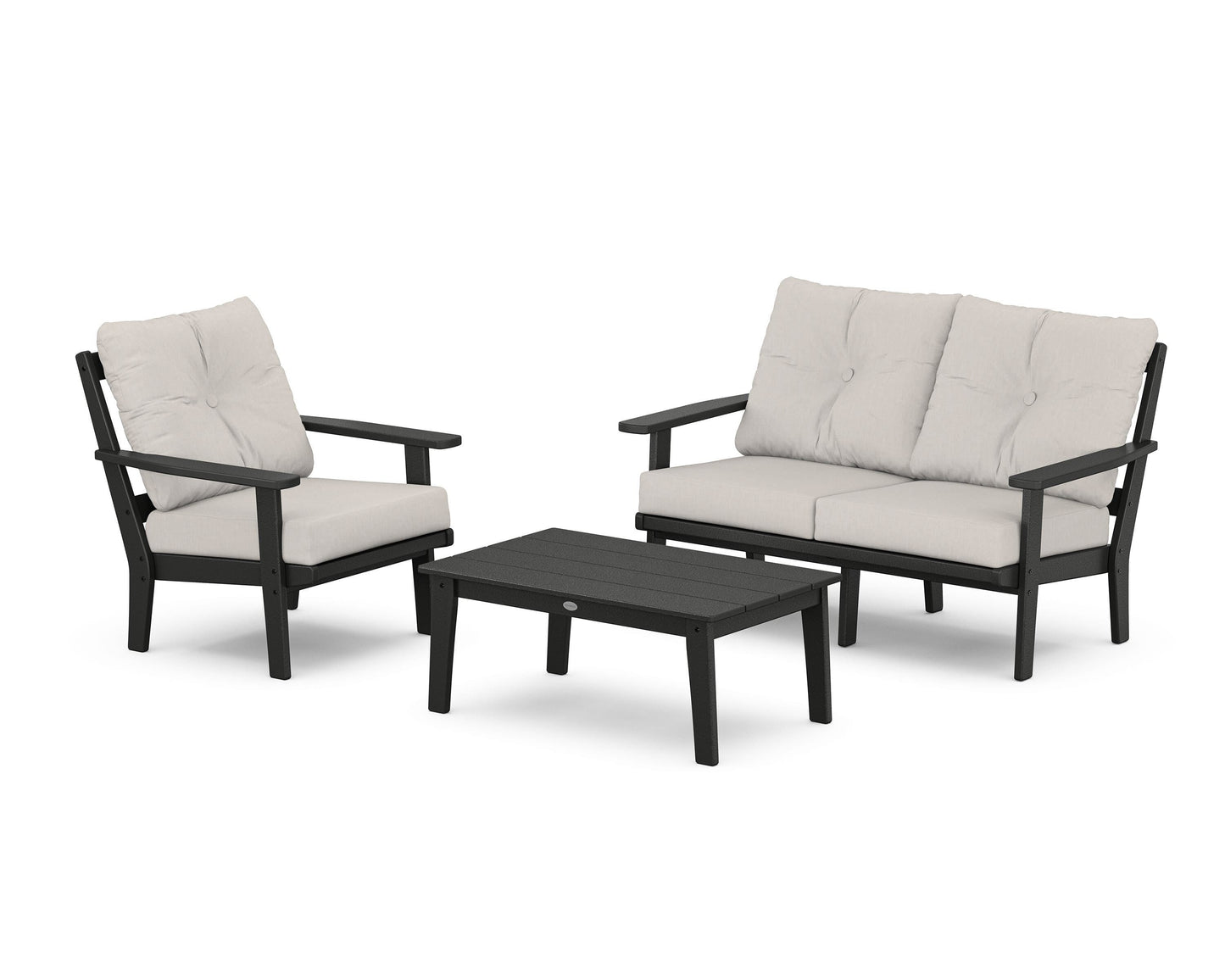 Prairie 3-Piece Deep Seating Set with Loveseat