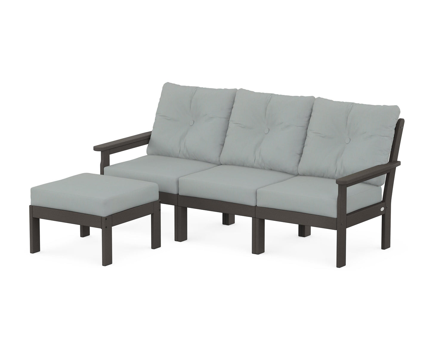 Vineyard 4-Piece Sectional with Ottoman