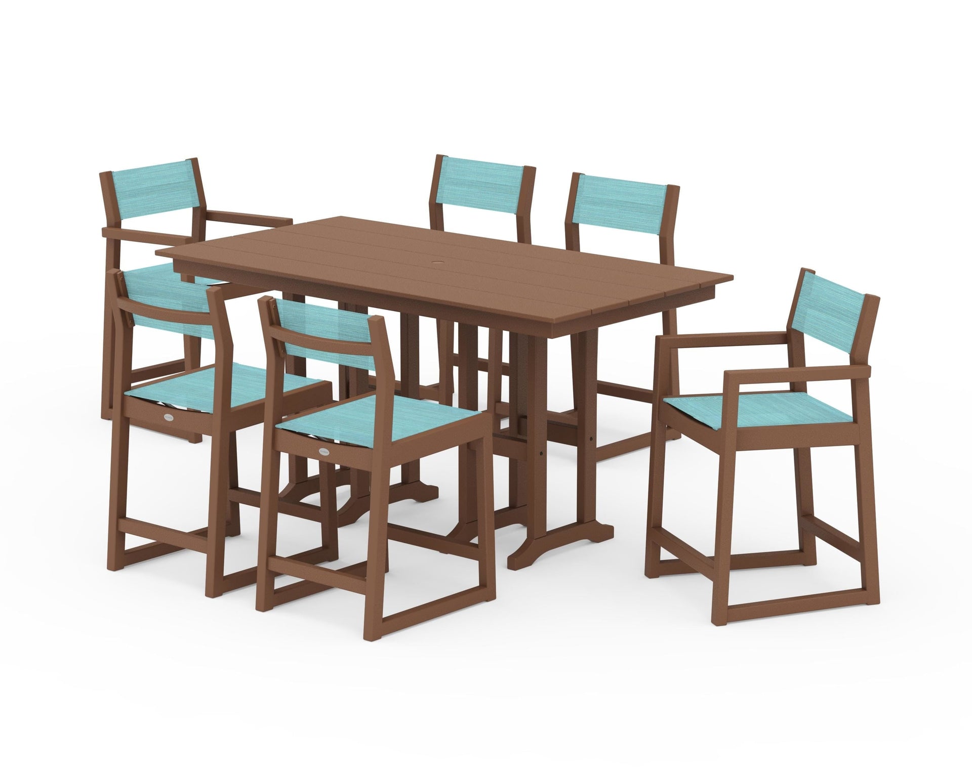 EDGE Sling 7-Piece Farmhouse Counter Set