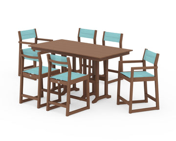 EDGE Sling 7-Piece Farmhouse Counter Set