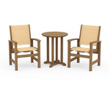 Coastal 3-Piece Round Bistro Dining Set
