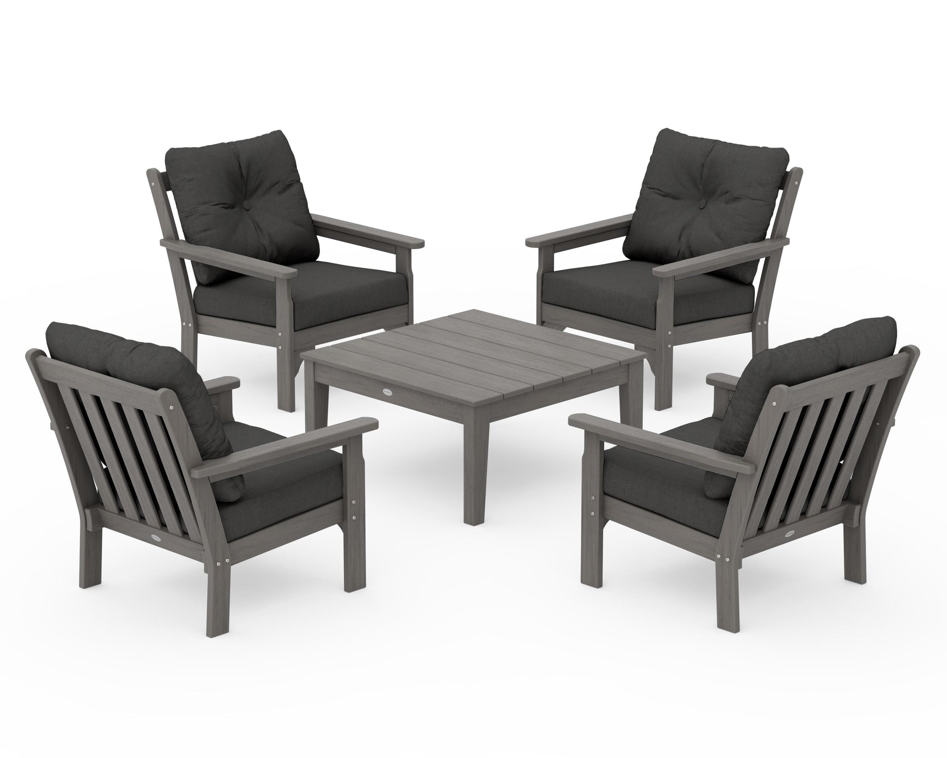 Vineyard 5-Piece Deep Seating Conversation Set