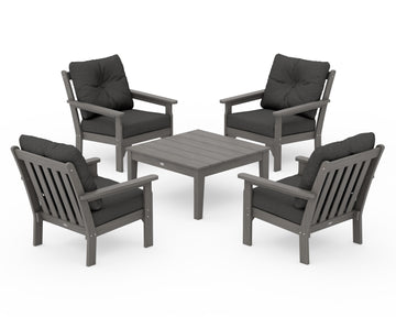 Vineyard 5-Piece Deep Seating Conversation Set
