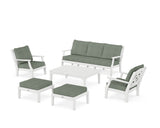 Chinoiserie 6-Piece Lounge Sofa Set