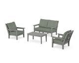Chippendale 4-Piece Deep Seating Set with Loveseat
