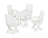 Captain Folding Chair 5-Piece Dining Set