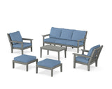 Chippendale 6-Piece Lounge Sofa Set