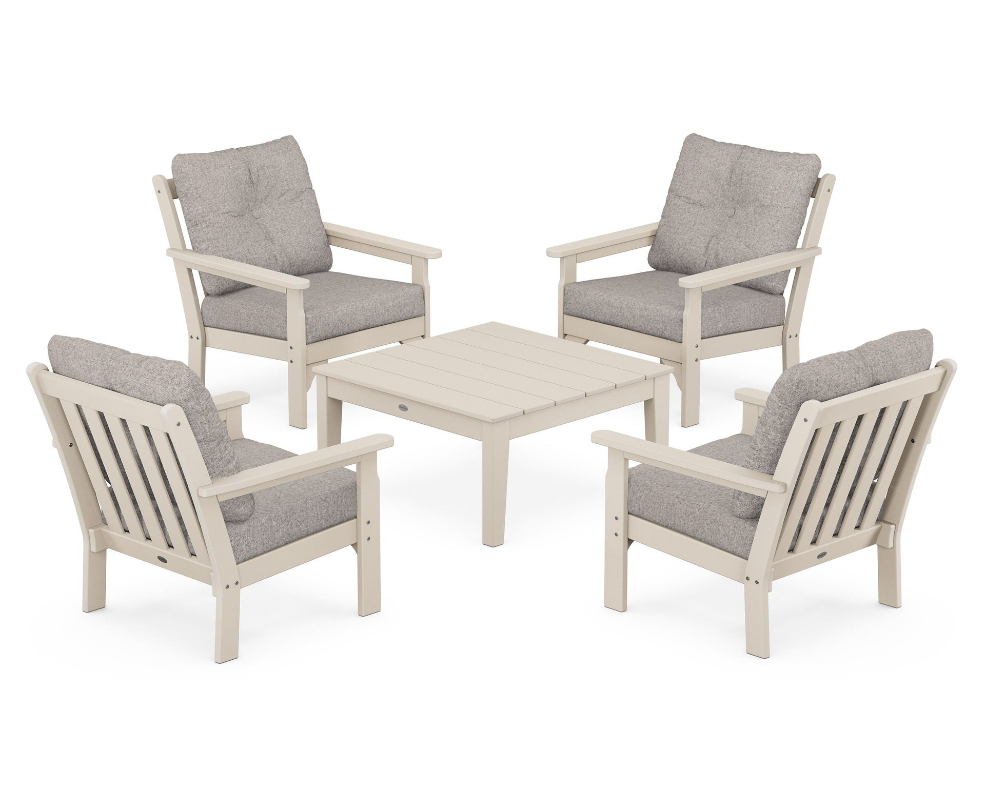 Vineyard 5-Piece Deep Seating Conversation Set