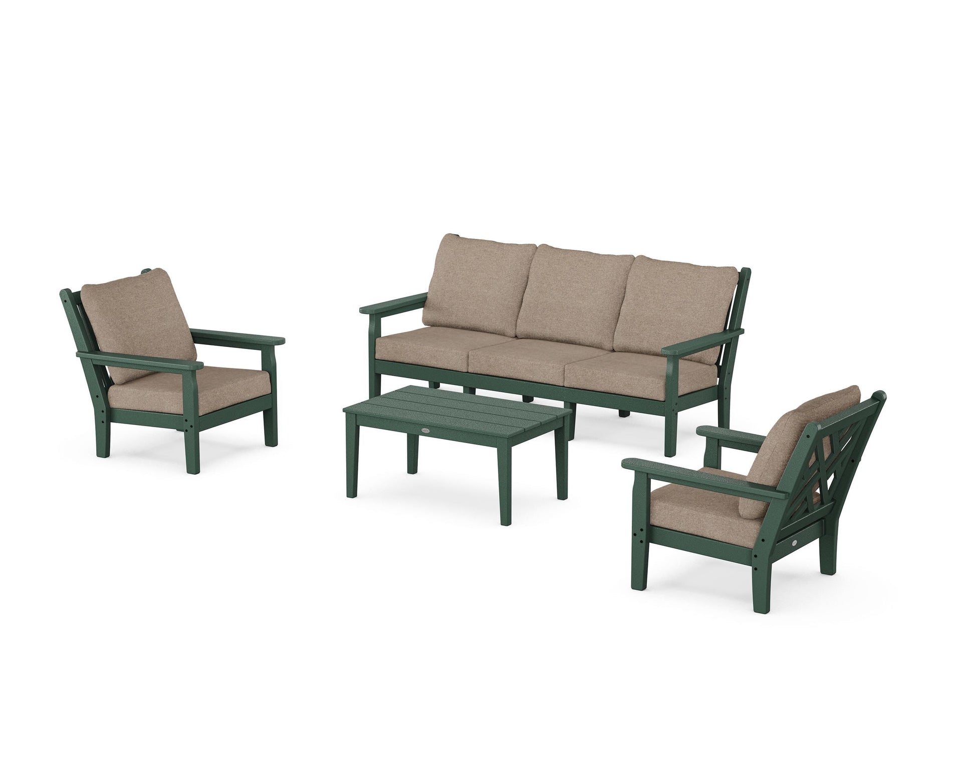 Chippendale 4-Piece Deep Seating Set with Sofa