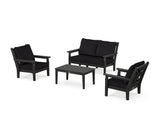 Chippendale 4-Piece Deep Seating Set with Loveseat