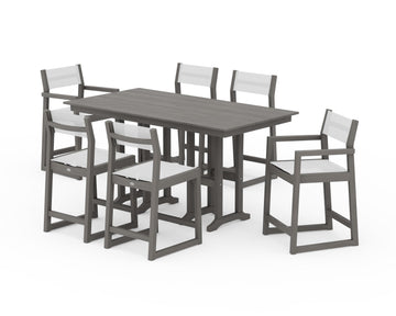 EDGE Sling 7-Piece Farmhouse Counter Set