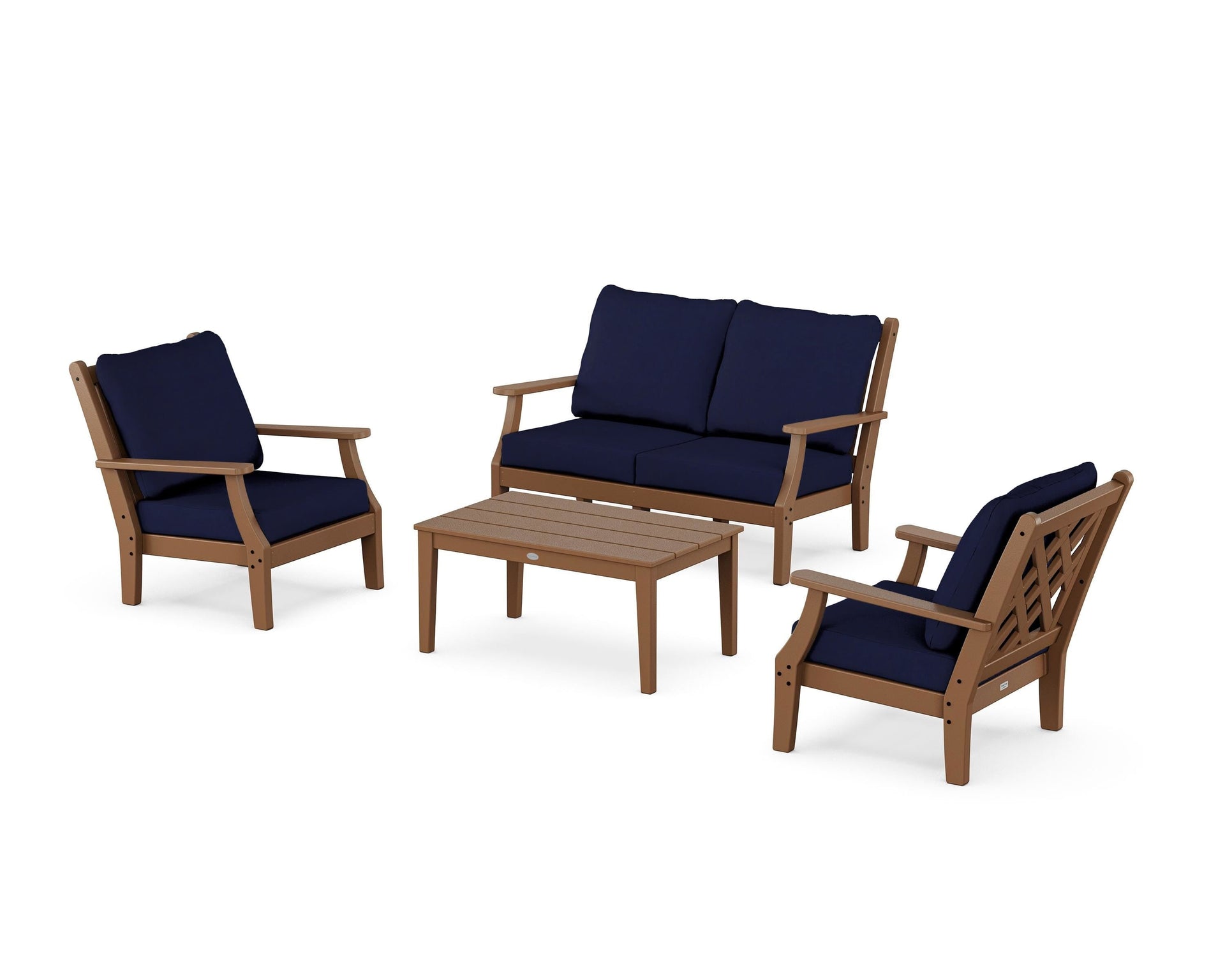Wovendale 4-Piece Deep Seating Set with Loveseat