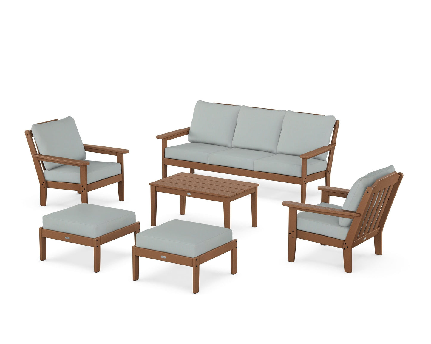 Cottage 6-Piece Lounge Sofa Set