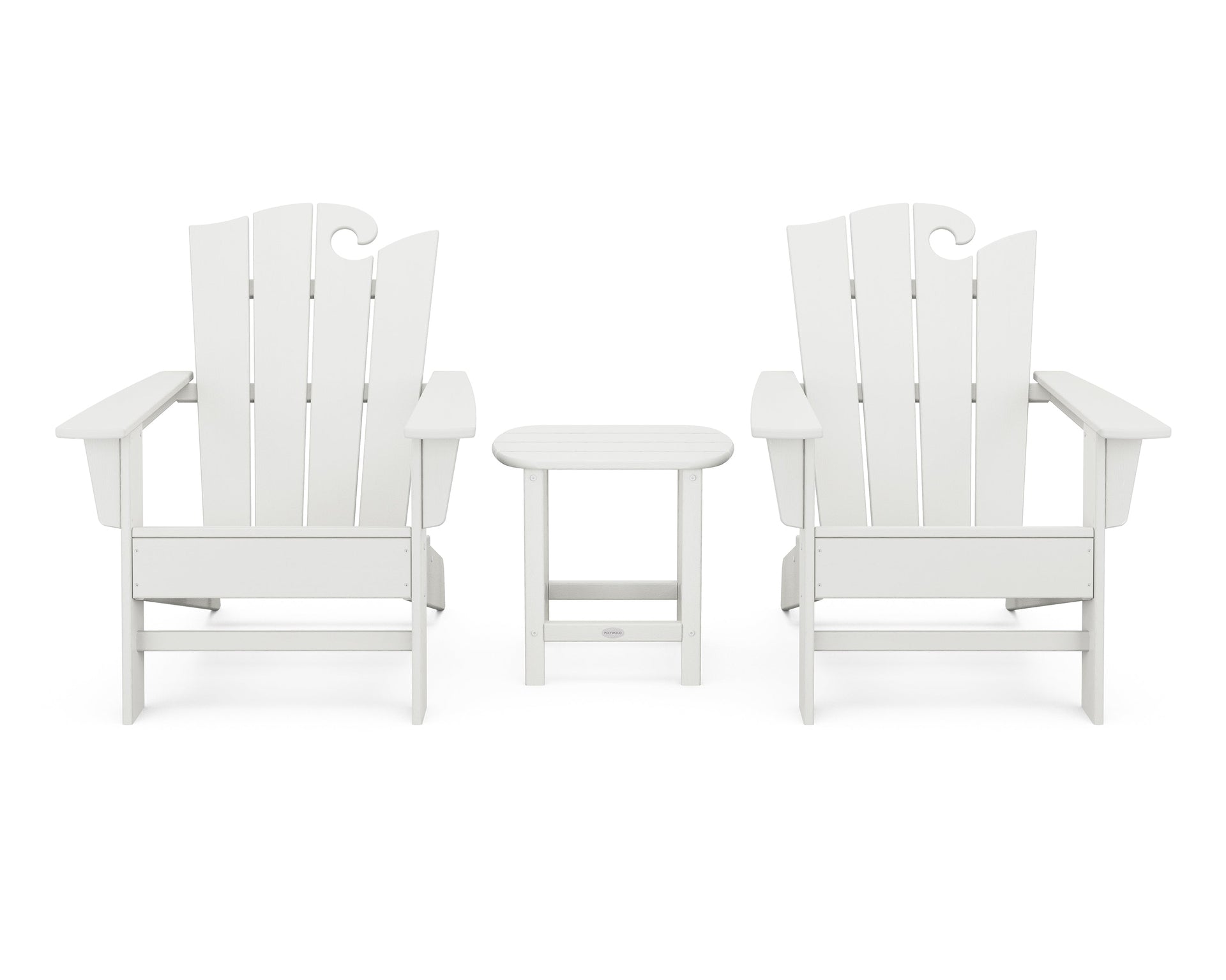 Wave 3-Piece Adirondack Set with The Ocean Chair