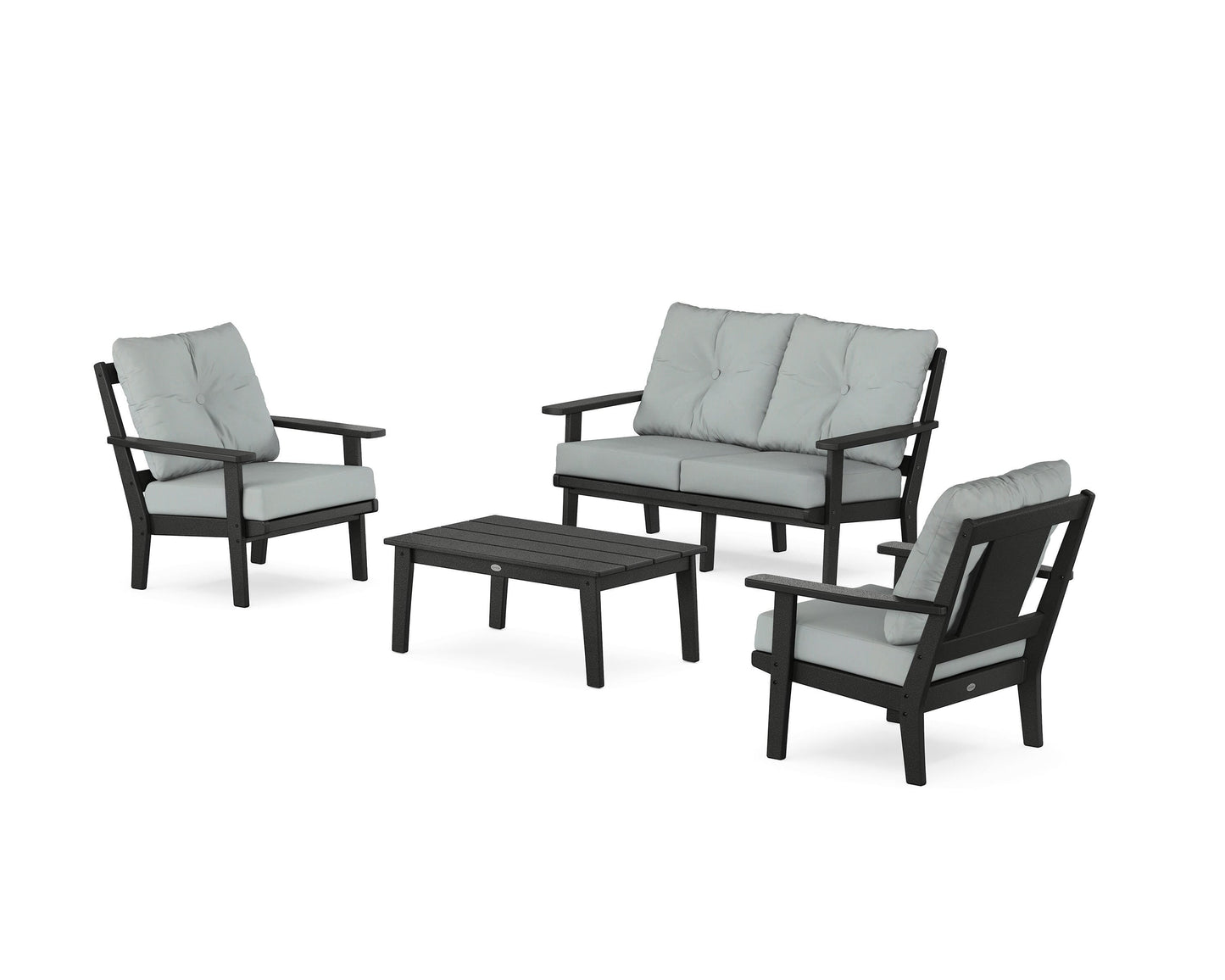 Prairie 4-Piece Deep Seating Set with Loveseat