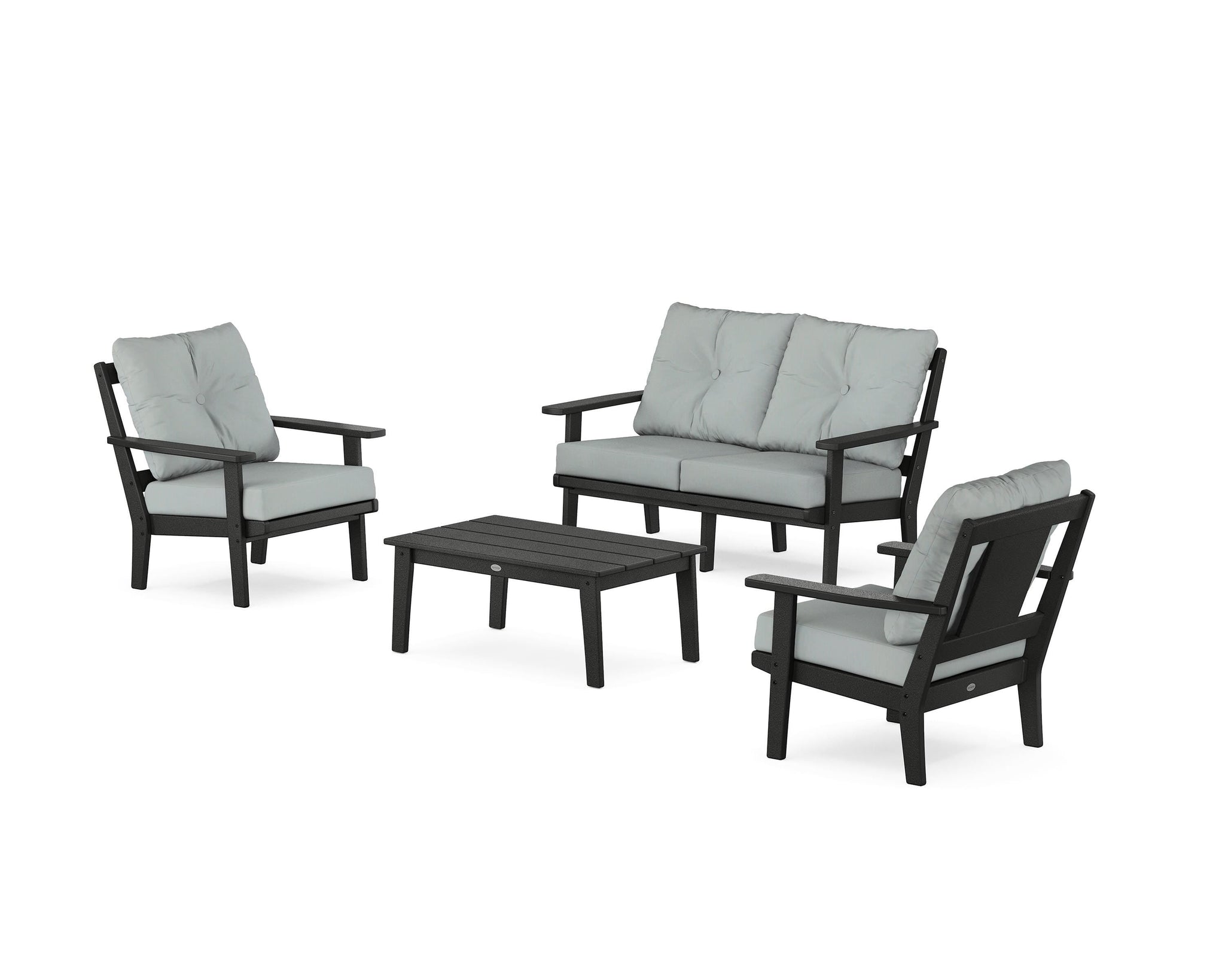 Prairie 4-Piece Deep Seating Set with Loveseat