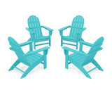 Vineyard 4-Piece Adirondack Conversation Set