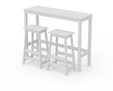 Modern Studio Stool 3-Piece Bar Balcony Set