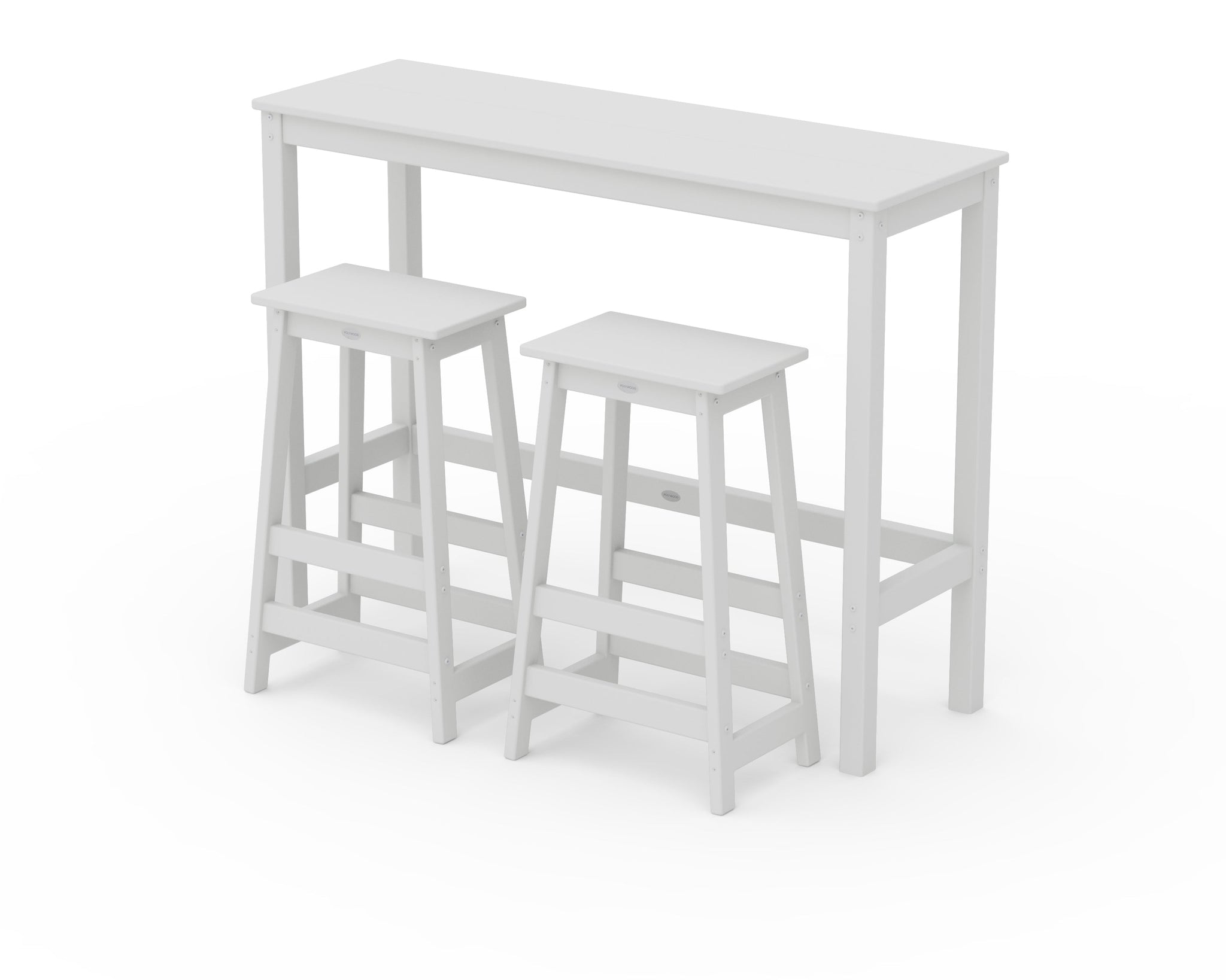 Modern Studio Stool 3-Piece Bar Balcony Set