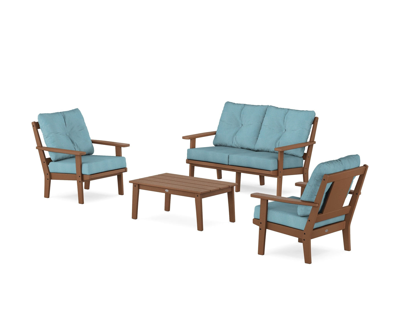 Prairie 4-Piece Deep Seating Set with Loveseat