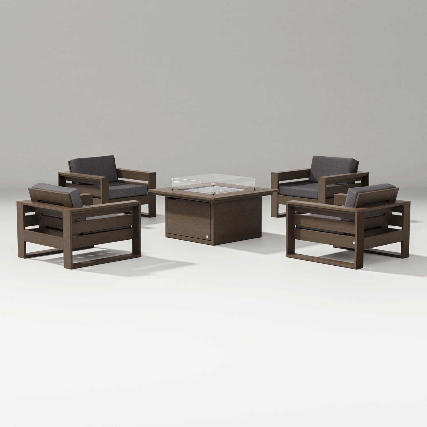 Latitude 5-Piece Lounge Fire Table Set