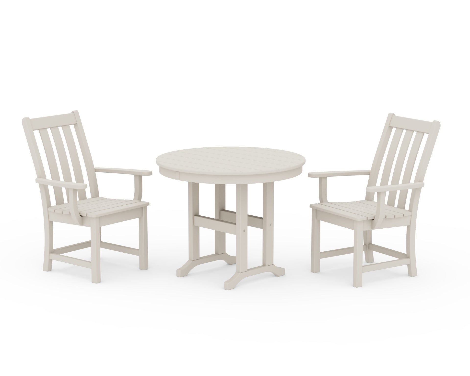 Vineyard 3-Piece Round Dining Set