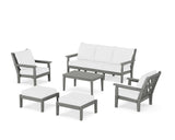 Chippendale 6-Piece Lounge Sofa Set