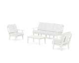 Prairie 4-Piece Deep Seating Set with Sofa
